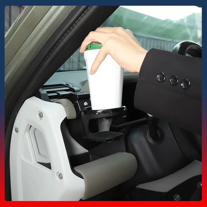 Car Dashboard Water Cup Holder Drink Stand Mount Bracket For Land Rover Defender 90 110 130 2020-2025 Auto Accessories