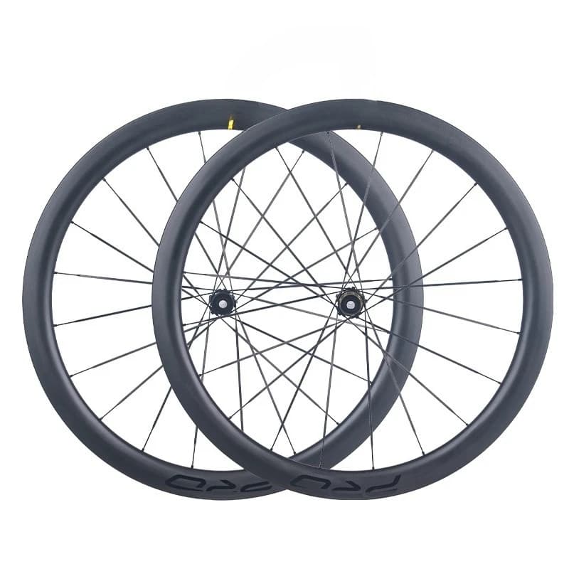 700C 1189g Carbon Spoke Frame Height 40 45 50 60mm 36T Ratchet Carbon Fiber Highway Disc Brake Wheel Set