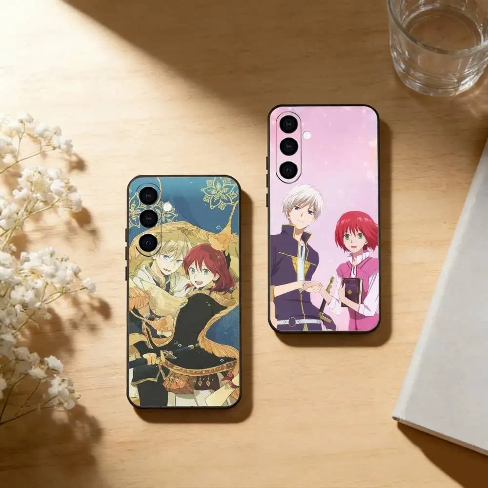 Snow White with the Red Hair Phone Case For Samsung Galaxy A73,A72,A71,A70,A53,A52,A51,Others Soft Black Cover