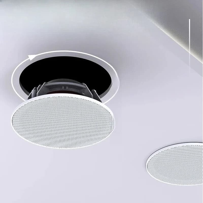 Ceiling Speakers Ceiling Hanging Broadcast Speaker Audio Embedded Sound Column Wireless Bluetooth Connection with Remote Control