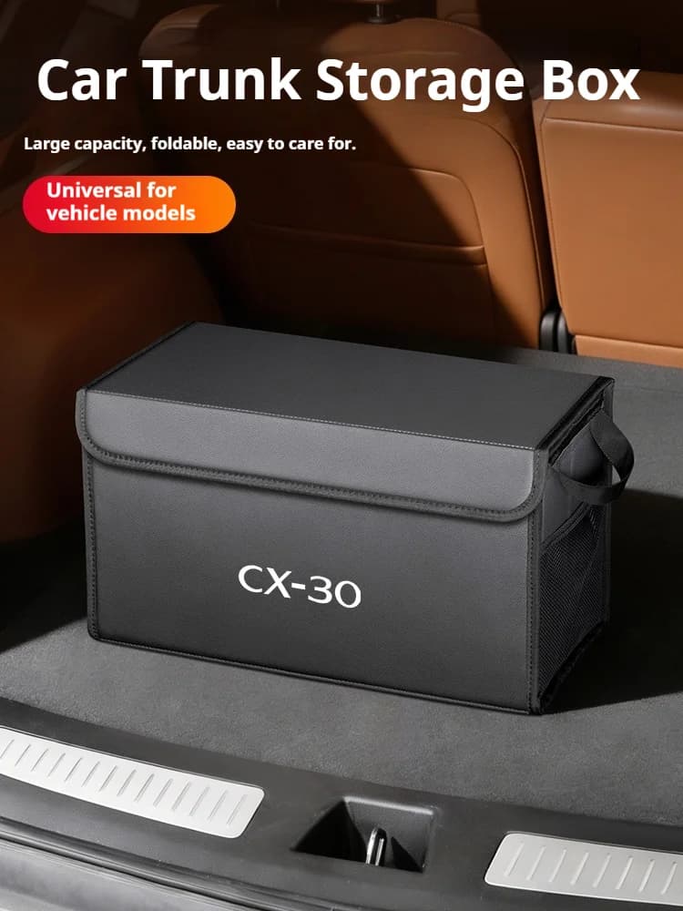 For mazda CX-30 Atenza Axela BT-50 CX-5 CX-7 CX-8 CX-9 Demio Car Trunk Foldable Storage Box Large-Capacity Stowing Tidying Bag