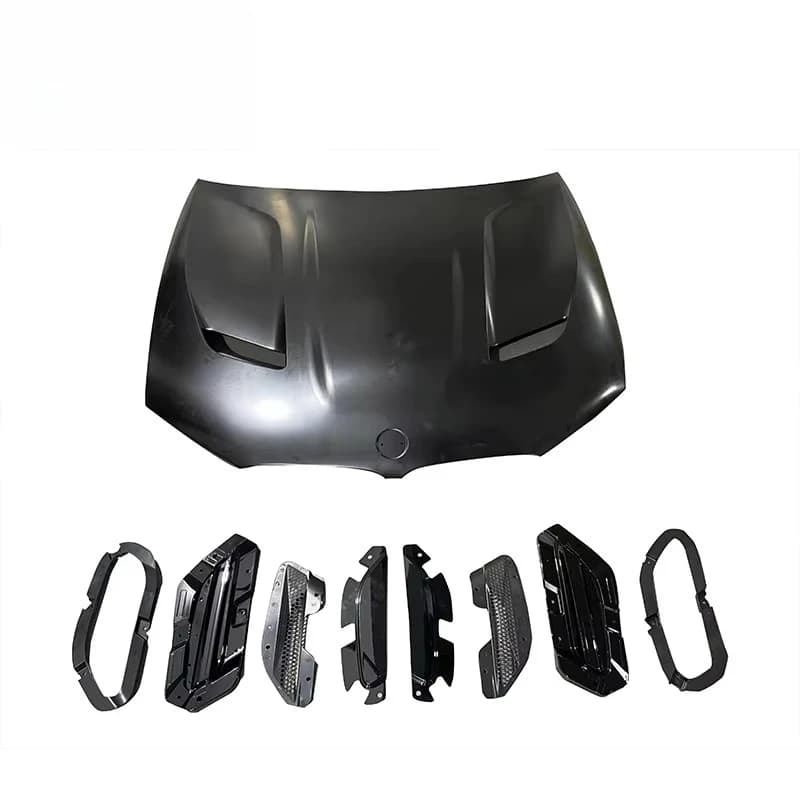 Car Bonnet Car Auto Front Bonnet 5 Series G30 G38 F90 Upgrade to M5 CS Style Car Front Engine Hood G30 M5 CS Aluminum Hood