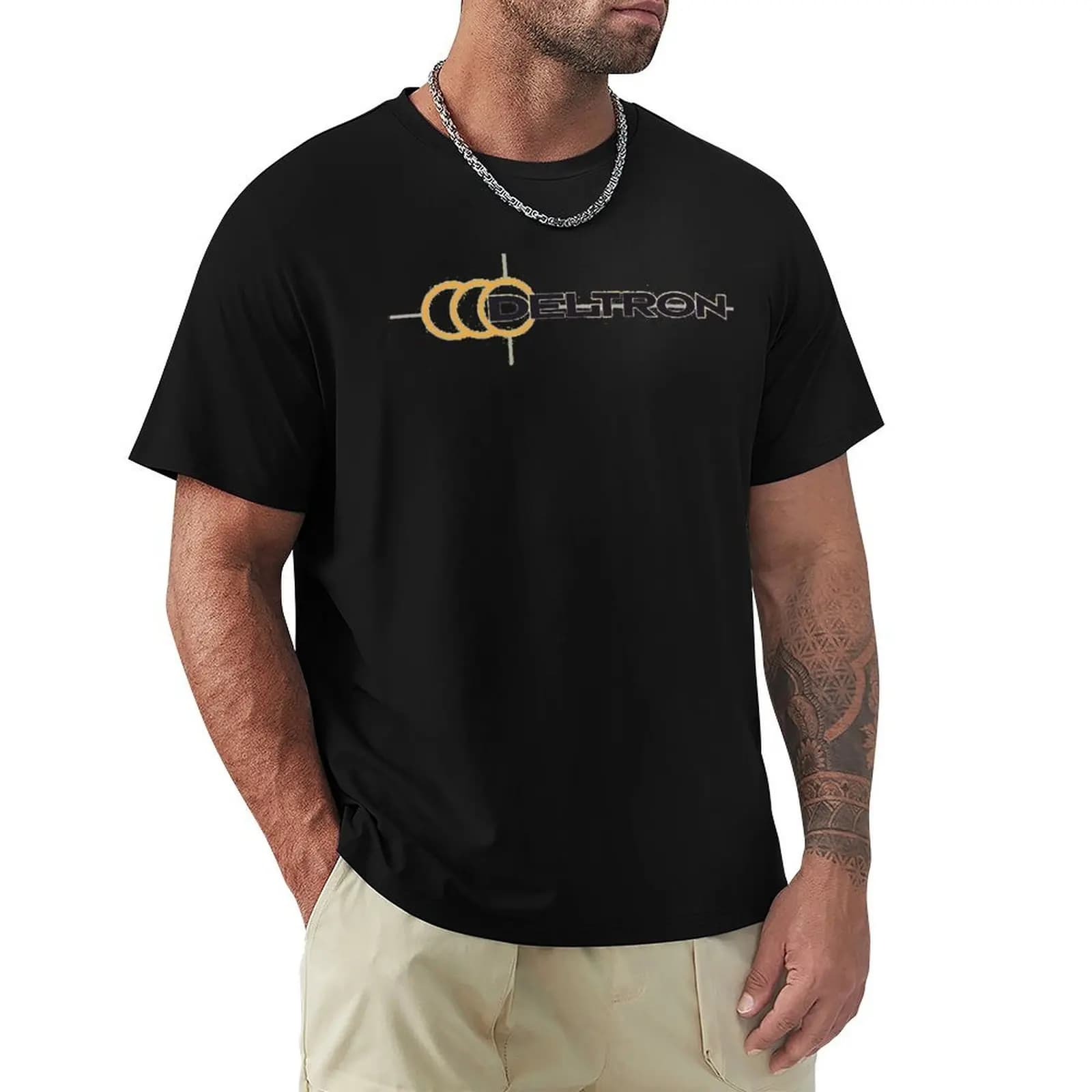Deltron 3030 text T-Shirt man t shirt blanks cotton man t-shirts customs design your own mens vintage t shirts