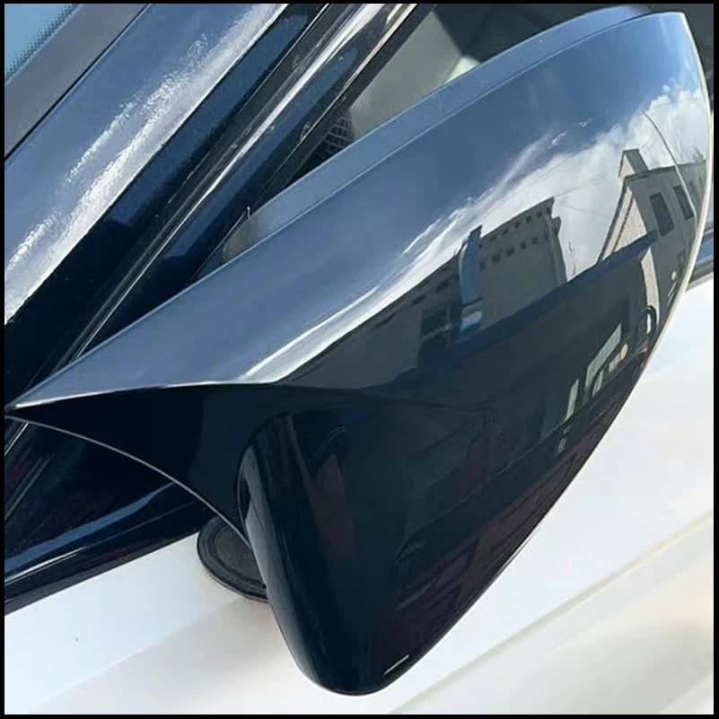 Car Styling For Volkswagen VW Jetta MK6 Euro 2012-2017 Rearview Mirror Cover Sticker Trim With Horn Auto Parts Accessories