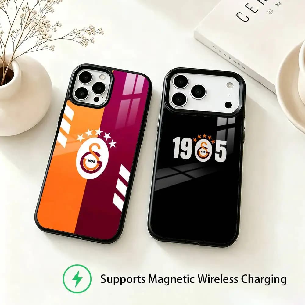 Classic G-Galatasaray S-SK pattern 1905 Phone Case For iPhone18,17,16,15,14,13,12,11 Plus,Pro Allows magnetic wireless charging