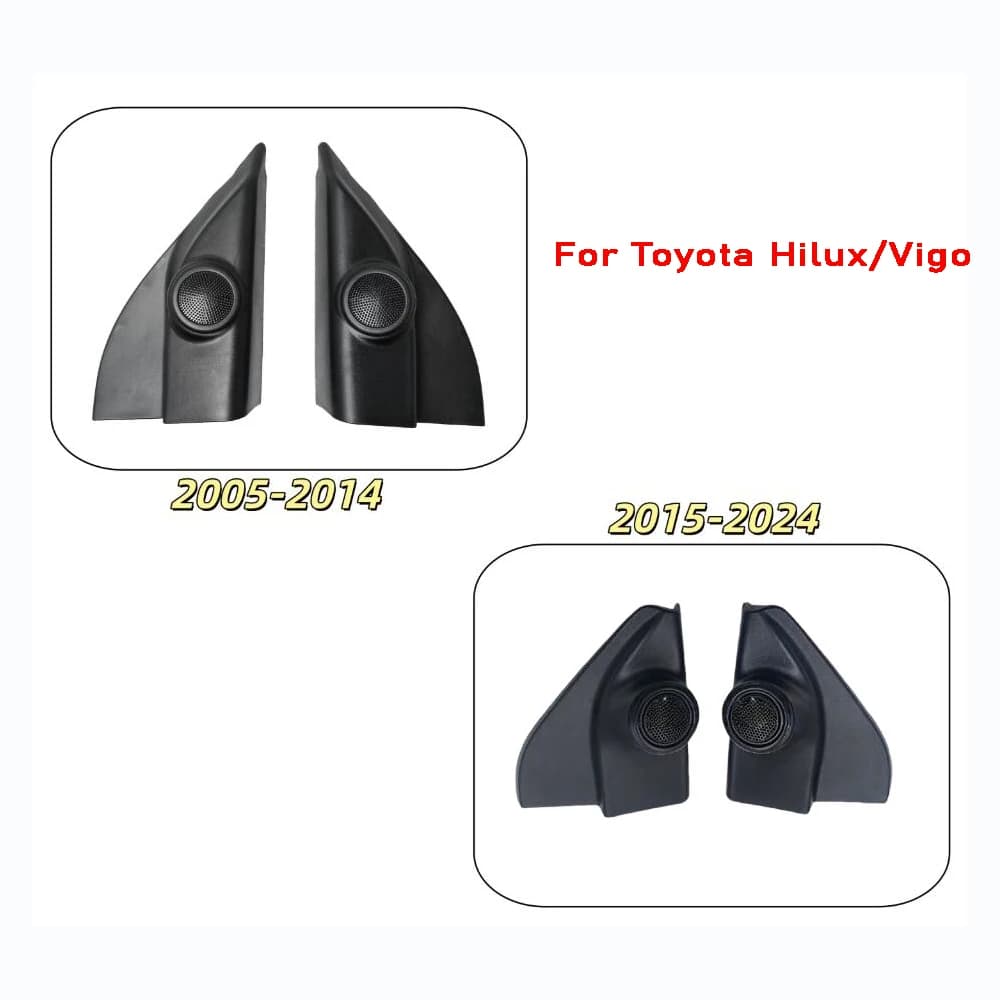 Tweeter Speaker Cover For Toyota Hilux 2005-2014 Vigo 2015-2024 Audio cover plate