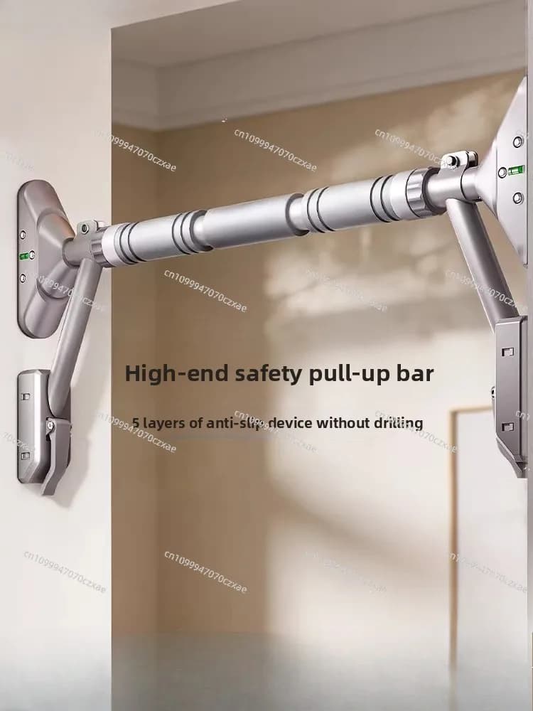No Punching Rings on Household Horizontal Bar Doors, Pull-ups, Family Indoor Boom Fitness Equipment