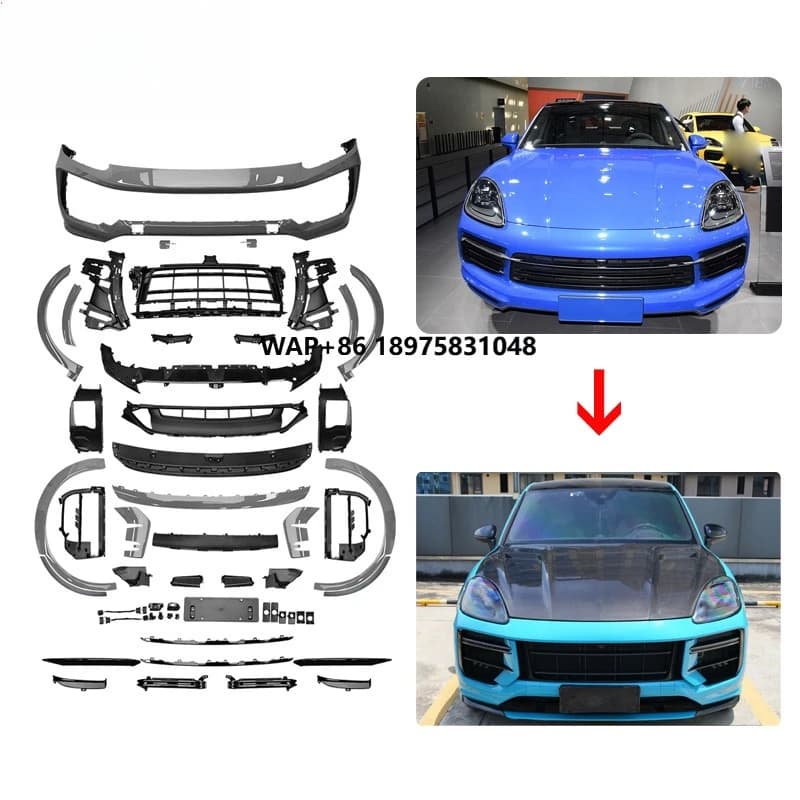 ]1979] 2018-2023 9Y0.1 Front Bumper and Headlights Upgrade to 2024 9Y0.2 Turbo GT Style Body Kit for Bodykit