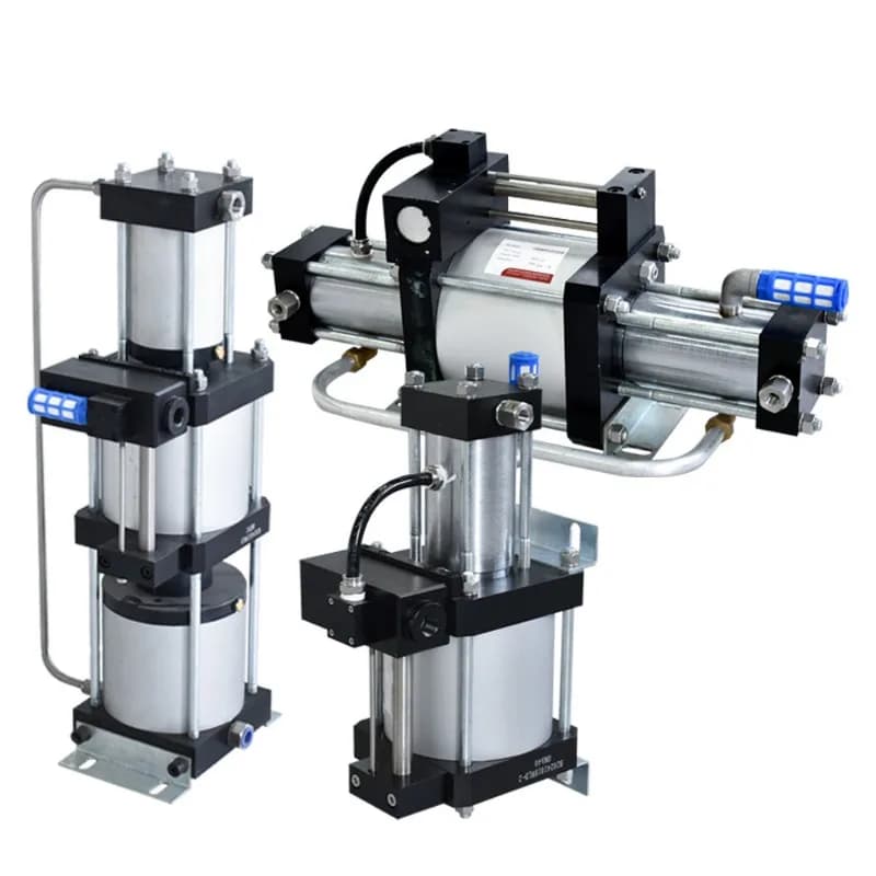 Gas booster pump, industrial, high pressure booster, up to 80 trillion Pa