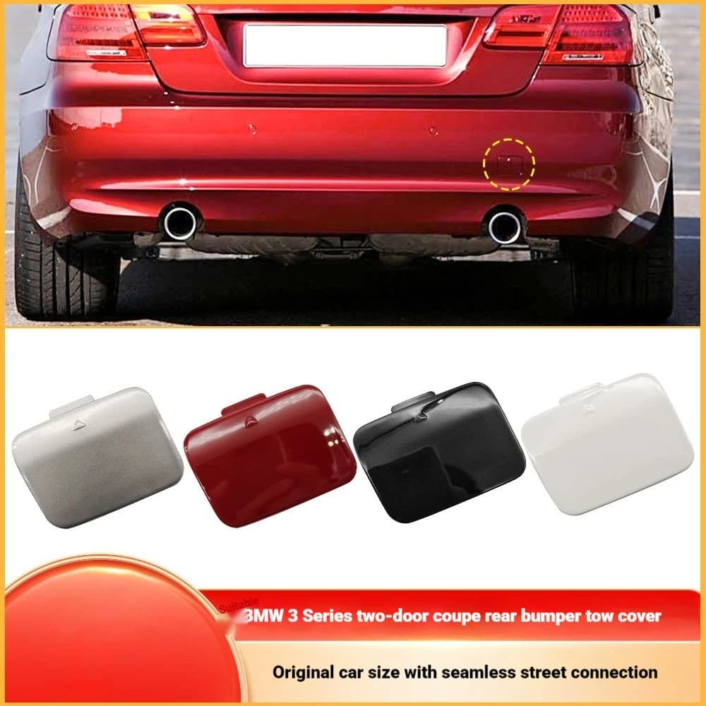 For BMW 3 Series Coupe Rear Bumper Traction Hook Hole Cover E92 E93 Rear Trailer Cover 51127256109