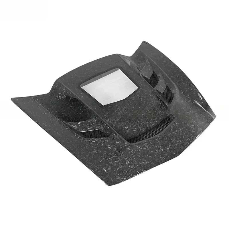 High Quality Upgr Forged Carbon Fiber Car Hood Bonnet With Glass For C Z0Hot Selling