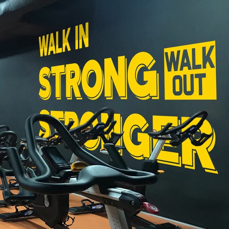 Gym Decor Ideas Home Gym, Be Stronger Than Your Excuses, Exercise, Train, Workout, Gym, Quotes, Gift Home Office Decor 2320