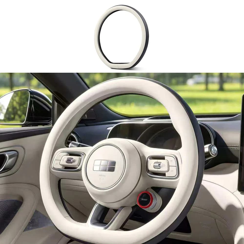 Suitable For Geely Galaxy TT Original Car Color PU Steering Wheel Cover Automotive Parts Anti Slip Wear-resistant Handle Cover