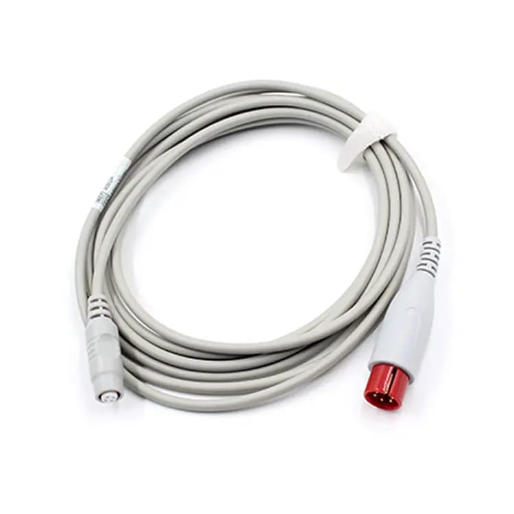 Compatible with Monitors Mindrays IBP Invasive Bloods Pressure Cable 6-pin To Bd Adapter Cable
