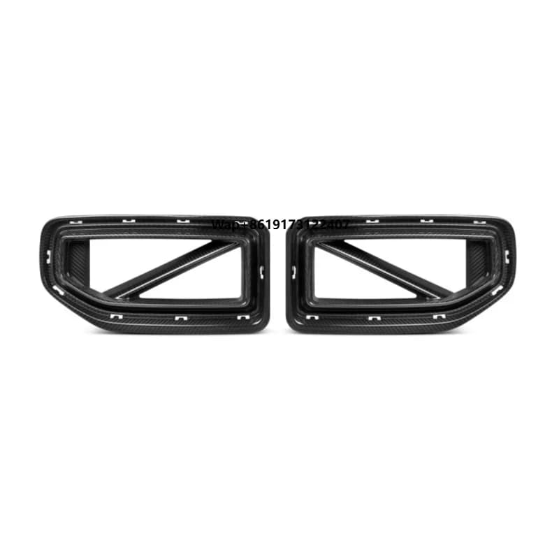 SQ Style 100% Dry Carbon Fiber Front Center Grill for M2 G87 2023+  Replacement Car Front Bumper Grill