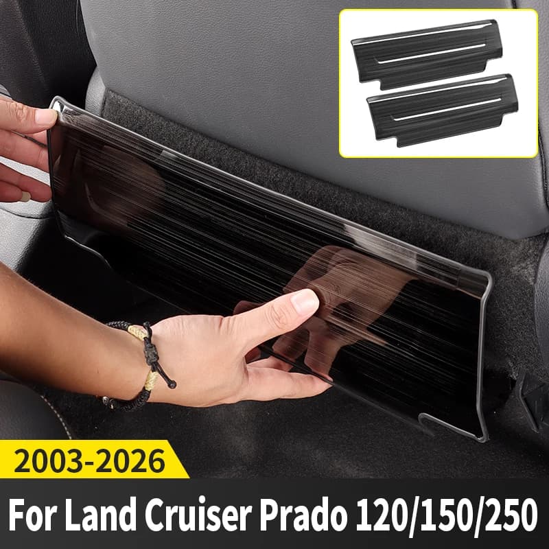 For 2003-2027 Toyota Land Cruiser Prado 120 150 250 Stainless Steel Seat Protection Kick Plate Anti-Stains Interior Accessories