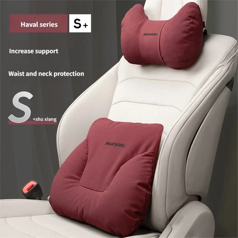 For Haval H6 Jolion H9 F7X F7 Dargo H2S M6 H3 H4 H5 H7 H8 F5 H2  Car Seat Headrest Waist Rest Neck Pillow Auto Logo Interior