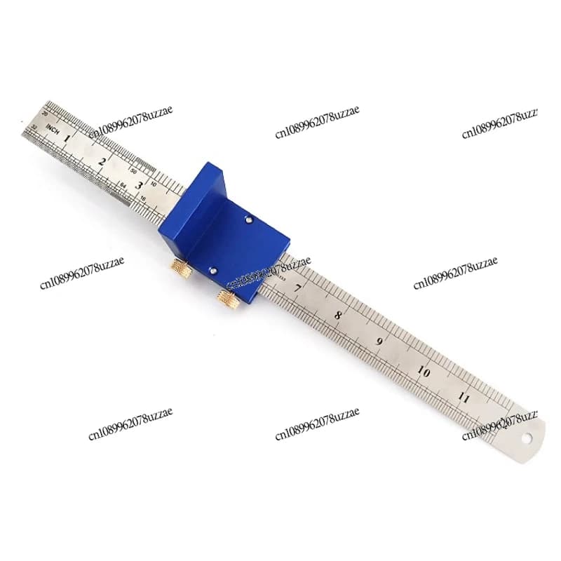 Metric-inch Woodworking Right-angle Drawing Ruler 90 ° Angle  Square  Adjustable Scriber Angle Gauge Height