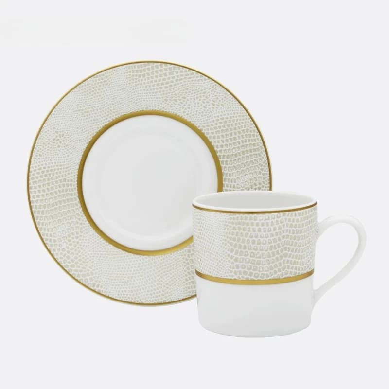 Imported porcelain exquisite espresso cups and saucers