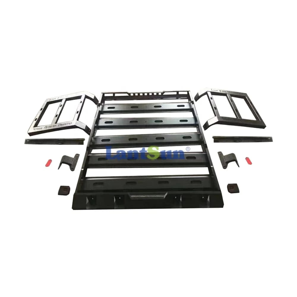 Lantsun JL1087 Roof Rack For Jeep For Wrangler JL 2018+ Accessories Storm Luggage Rack For 4 Door