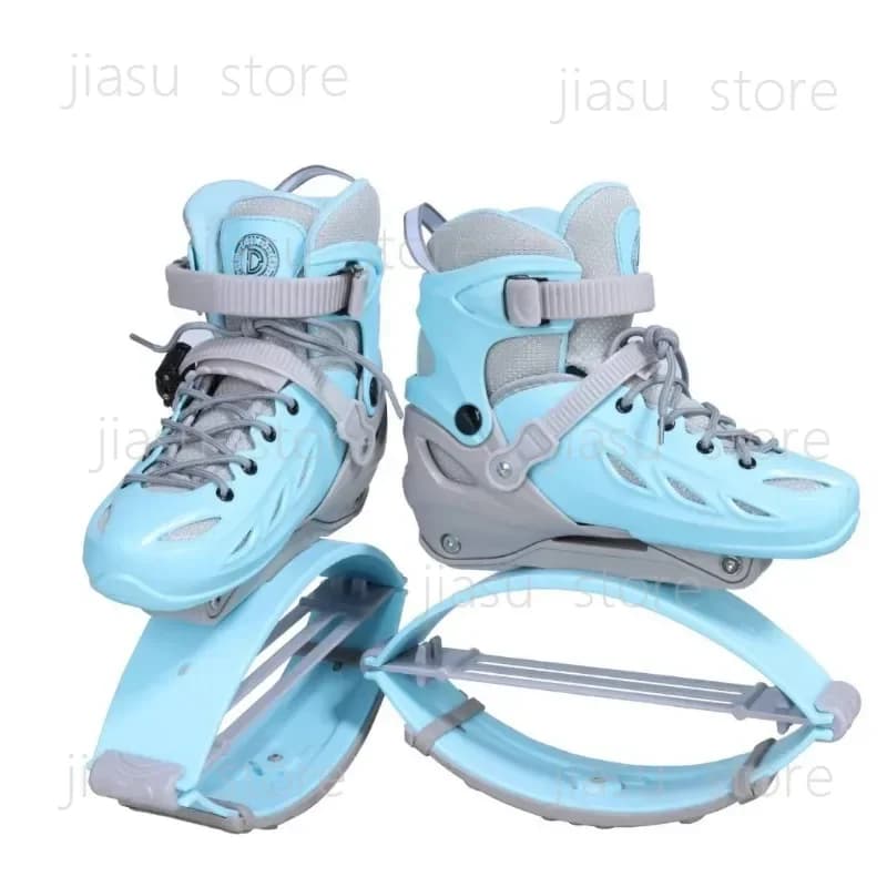 Adjustable Bounce Boots Kangaroo Jumping Shoes, Spring-Loaded Stilt Sneakers for Fitness & Outdoor Sports