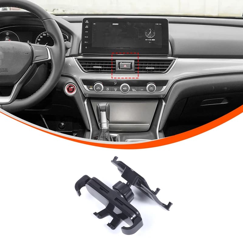 Center Console Air Vent Phone Holder Dashboard Cellphone Mount Navigation Phone Bracket For Honda Accord CV1 CV2 2018-2022