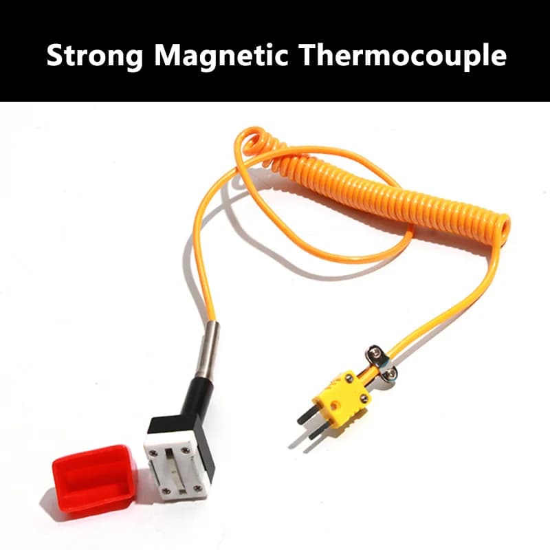 Strong Magnetic Thermocouple Square Bearing Temperature Probe Induction Magnet Instrument Measuring Head