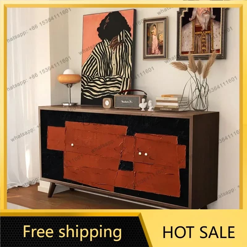 LJY Replica Curio Living Room Cabinets Luxury Craft Wood Living Room Cabinets Console Kitchen Modern Vitrina Postmodern Furnitur