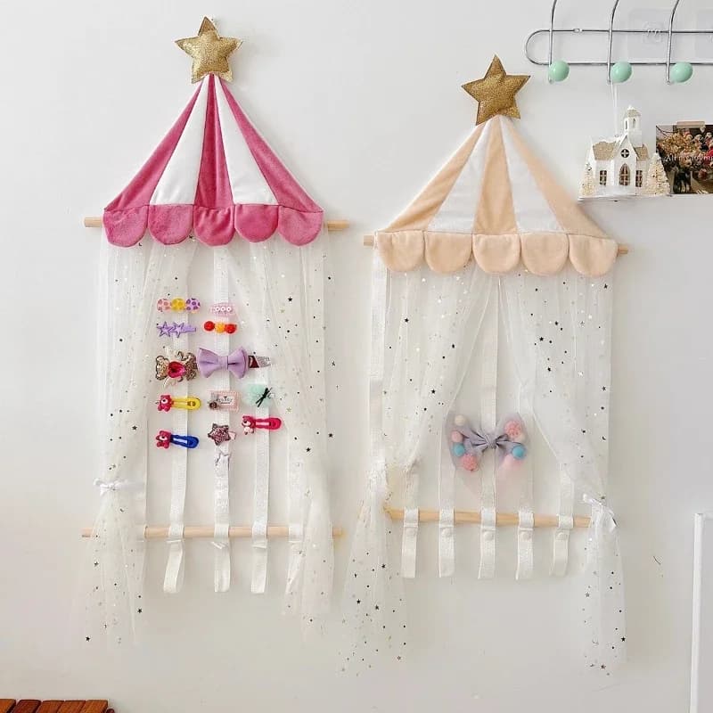 Circus ins large-capacity dust-proof hairpin storage, wall-mounted decorative hair accessories finishing, wall-mounted headband