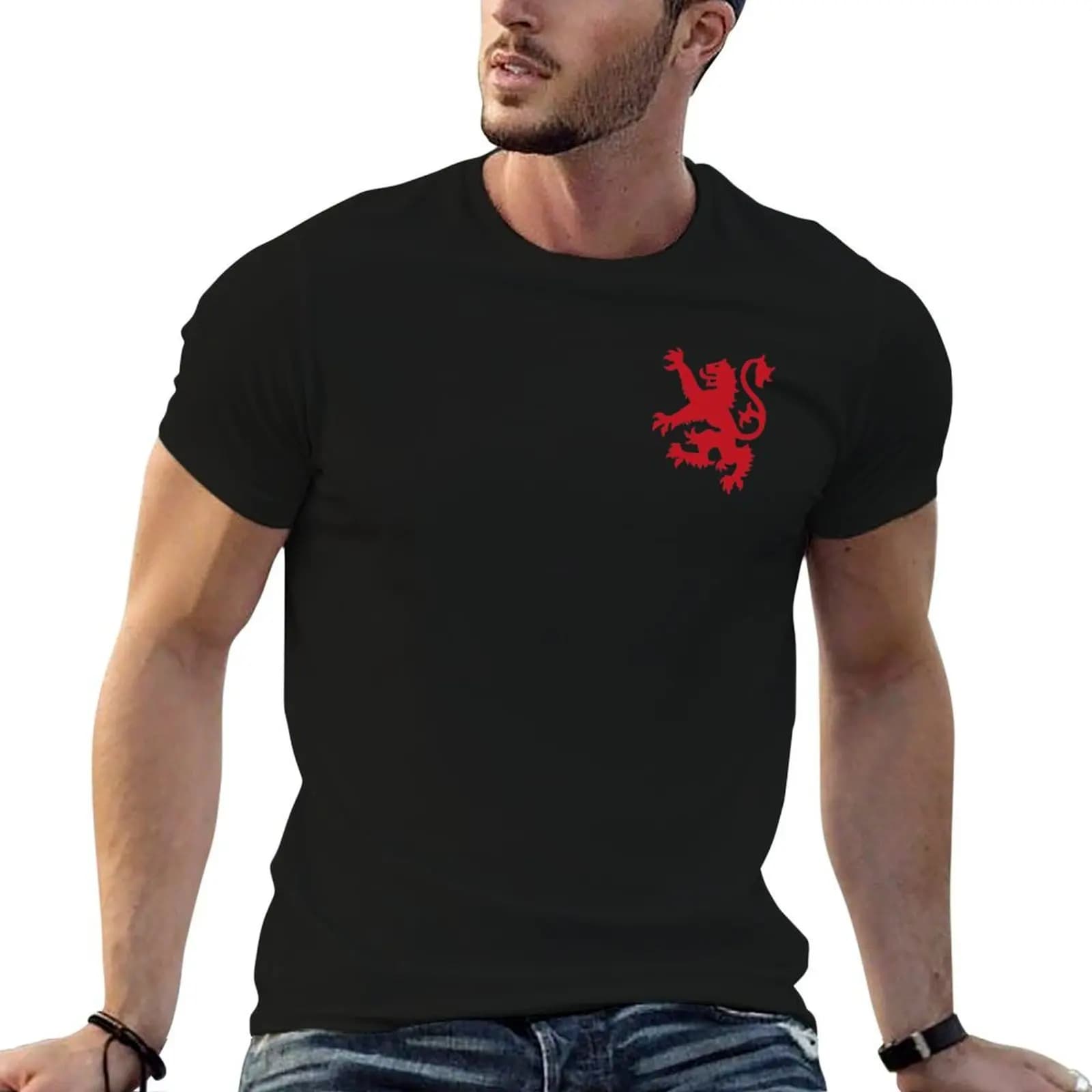 Scotland Lion Rampant T-Shirt Big Size Loose Fit Tee Shirt