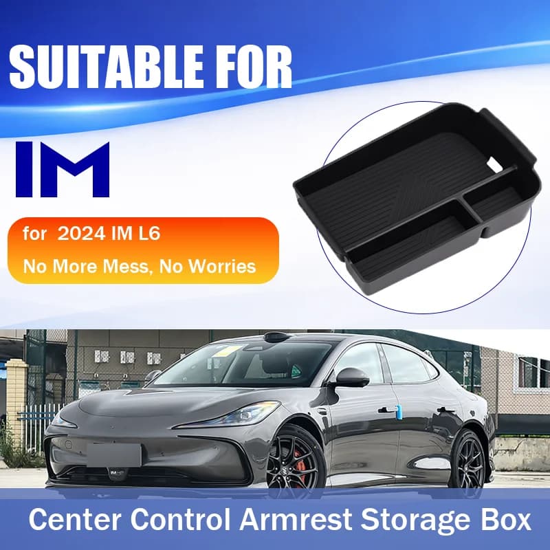 Suitable for 2024 IM L6 central control storage box armrest box storage storage box car supplies modification accessories