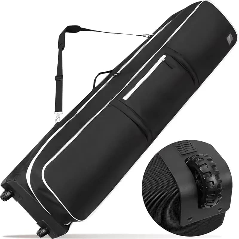 Waterproof tote, ski bag with straps and shoulder straps, outdoor travel, snowboard, boot rod, gear supplies, sports storage bag