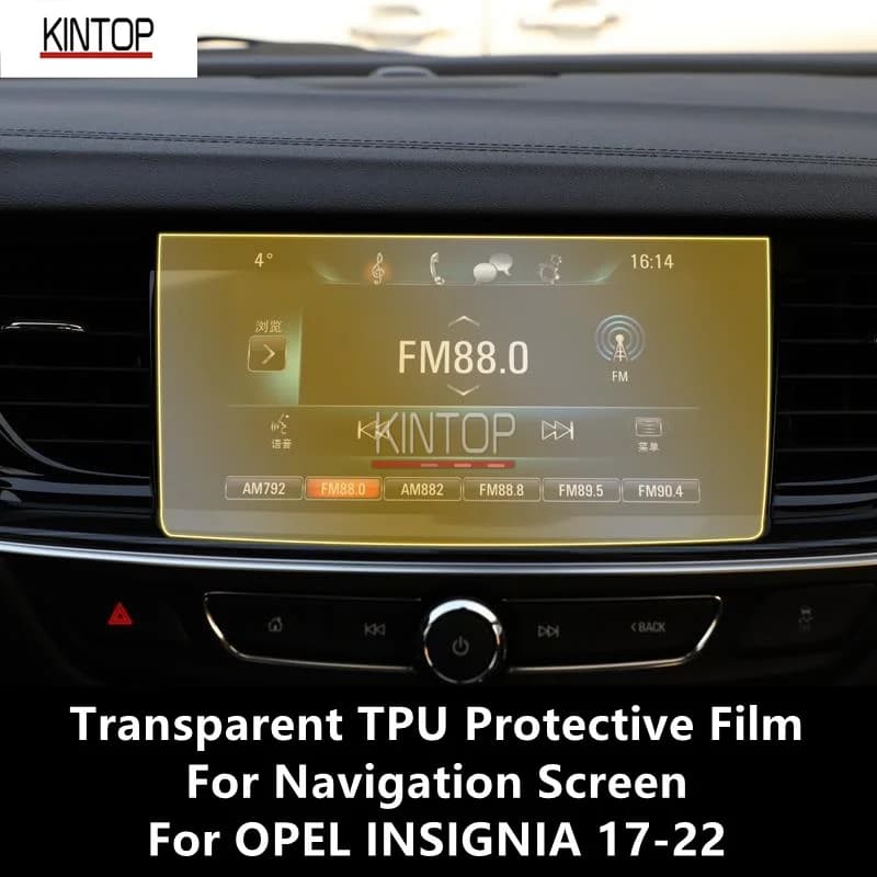 For OPEL INSIGNIA 17-22 Navigation Screen Transparent TPU Protective Film Anti-scratch Repair Film Accessories Refit