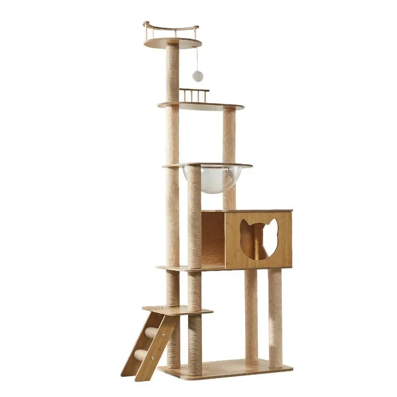 Cat toy tree pet hammock sisal rear climbing frame toy cat scratch board climbing frame