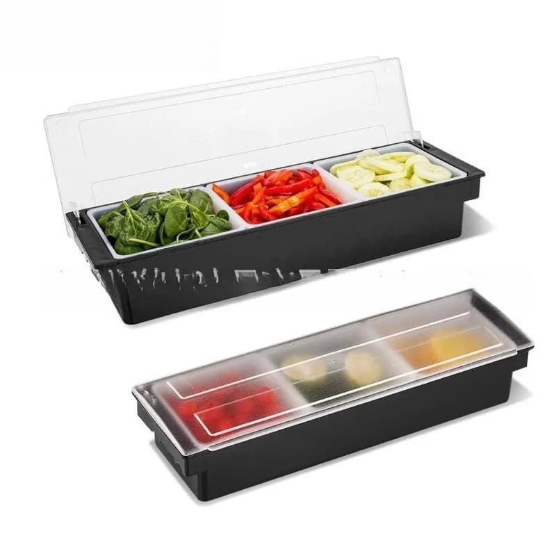 Plastic Fruit Box Bar Bar Seasoning Box Cocktail Decorative Box