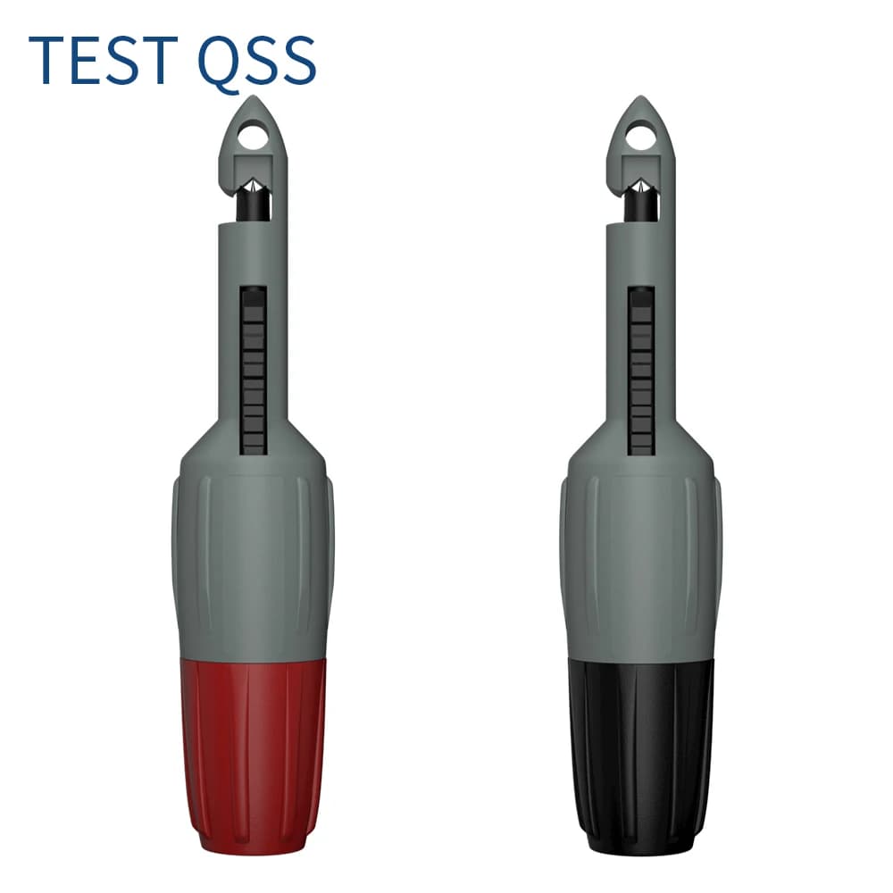 QSS 2PCS Heavy Duty Wire Piercing Probe Insulation Piercing Clip Set Push Multi Testers Needle Accessories