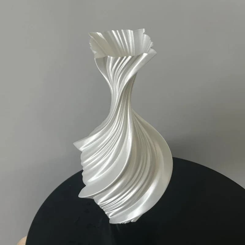 Nordic Vase Plastic Modern Flower Vase Home Decoration Aesthetic Flower Bottle Interior Ornaments Elegant Flowerpots Living Room