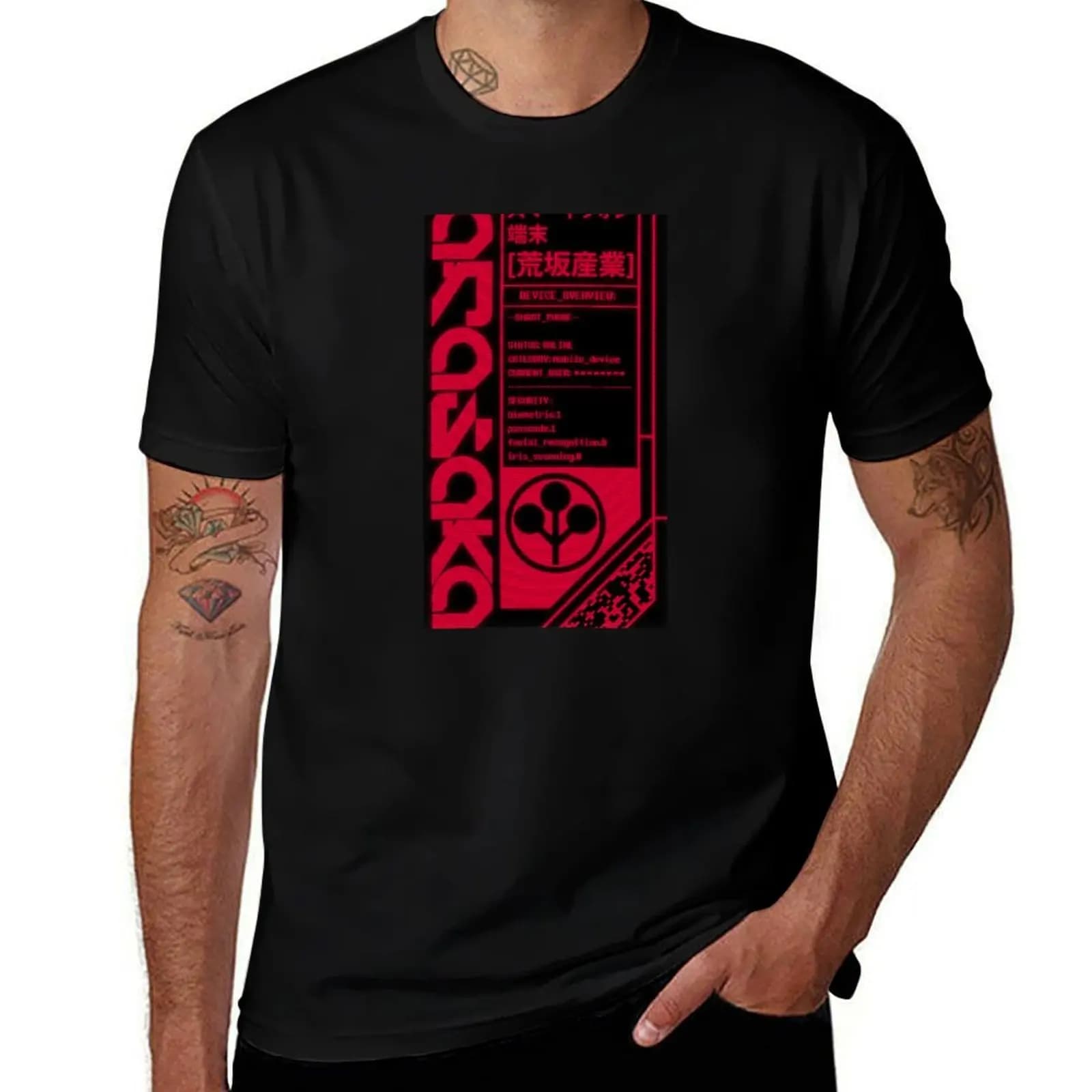 Arasaka T-Shirt men t shirt cotton 100% man t shirt designer T-Shirt