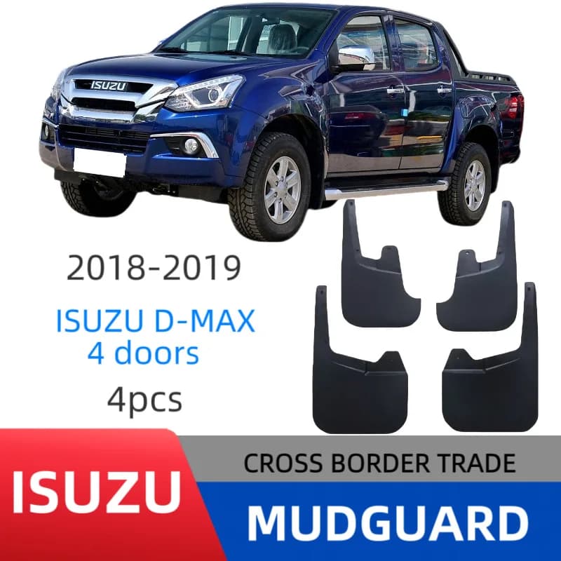 Suitable for Jiangxi Isuzu D-MAX2016-2019 four-door version car tires, mud flaps, non-destructive installation, special car