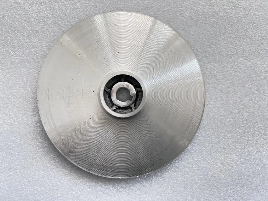 130-165 Dia Aluminum Precision Impeller Casting Part for Water Pump 1pc