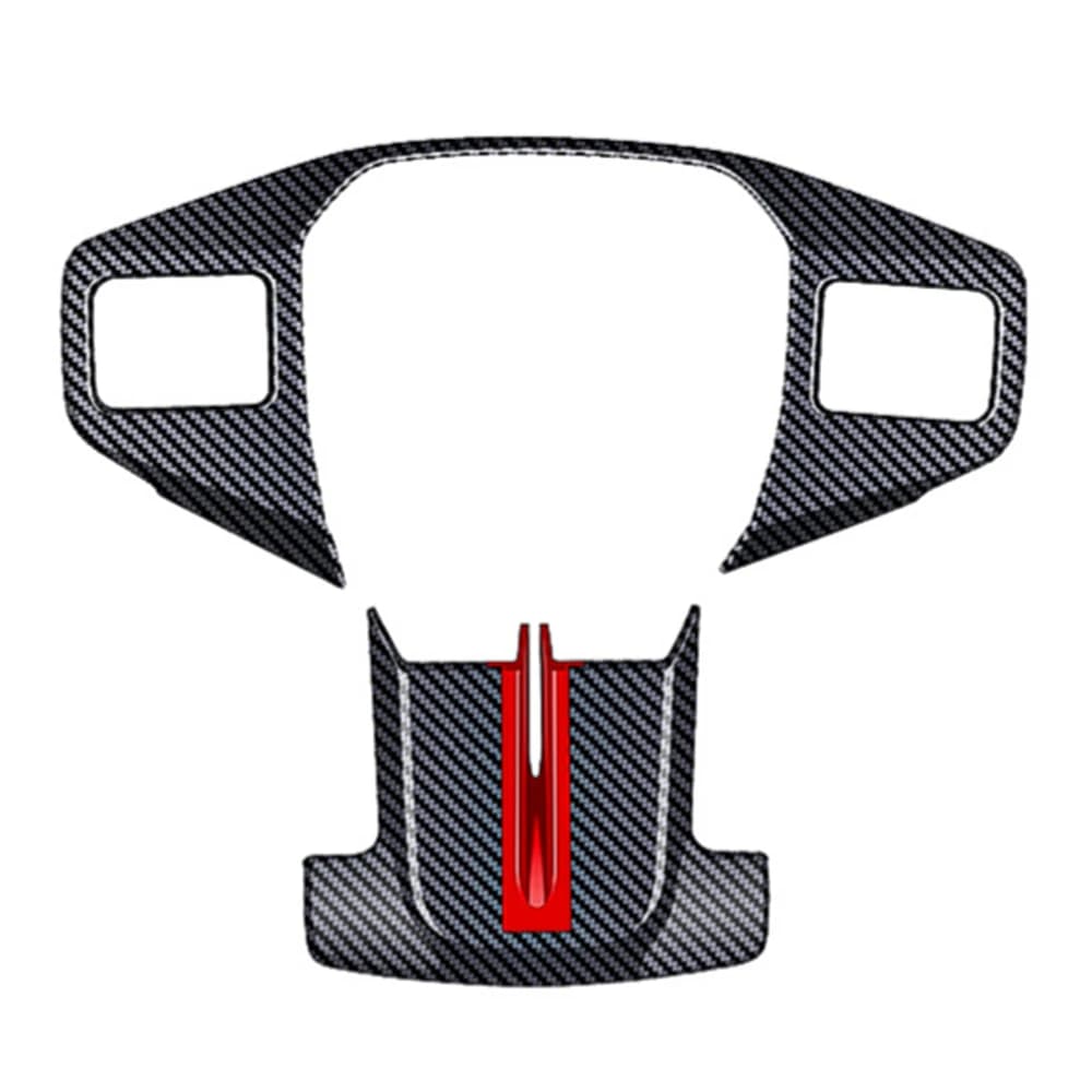 Car Steering Wheel Panel Cover Trim L/RHD for Toyato Rav4 RAV 4 2026 2027 ABS Carbon Fiber Decorative Frame Sticker