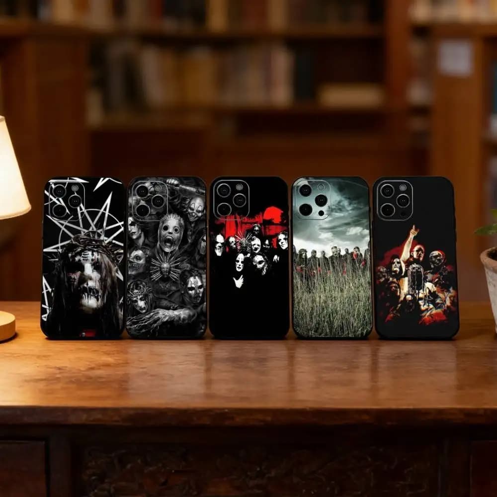 Rock S-Slipknots -ES Band  Phone Case Silicone Soft For IPhone 17 16 15 14 13 12 11 X XR Plus Pro Max Plus