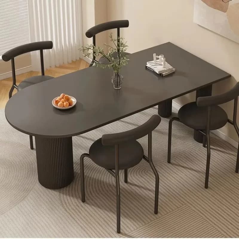 High Square Dining Tables Eating Cheap Luxury Modern Dining Tables Wooden Space Saving Tavolo Da Pranzo Furniture For Apartments
