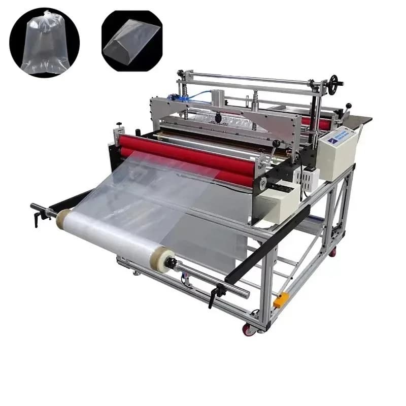 Polyethylene Bag Making Machine Plastic Bag Making Machine Double Layer Four Channel Heat Sealing Cold Cutting Factory Direct