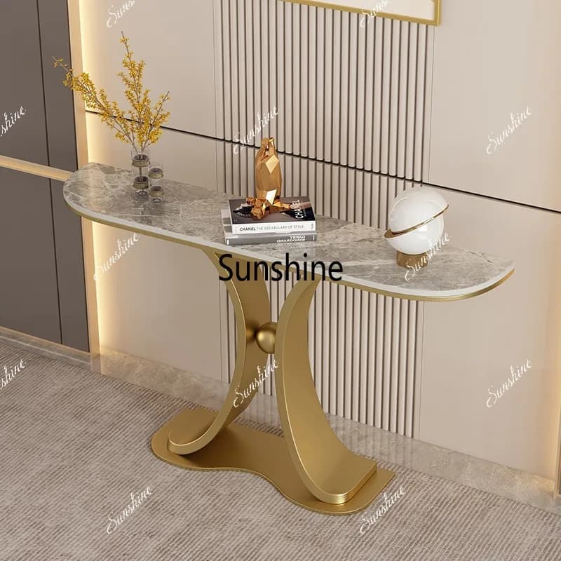 Modern Console Table Decorative Drawer Luxury Entryways Table Design Narrow Furniture Entrance Console Living Room Furniture