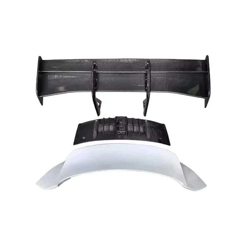 Prime GT3RS Style Dry Carbon Rear Trunk Spoiler Tail Wing Kit for Sports Coupe Off-Road