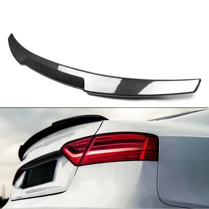 Accessories Premium Car AccessoriesHot M4 Style A5 B8 SPORTBACK S5 Sedan Carbon Fiber Trunk Spoiler Rear Durable