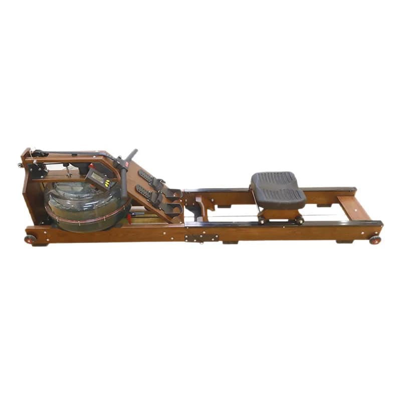 Wood water resistance rowing machine Household and commercial indoor fitness equipment Folding water resistance rowing machine