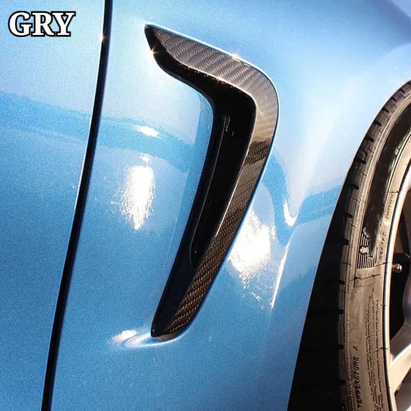 Car Side Fender Air Vent Cover Trim For BMW  4 Series F32 F33 F36 2014-2020 Real Carbon Fiber Exterior Accessories