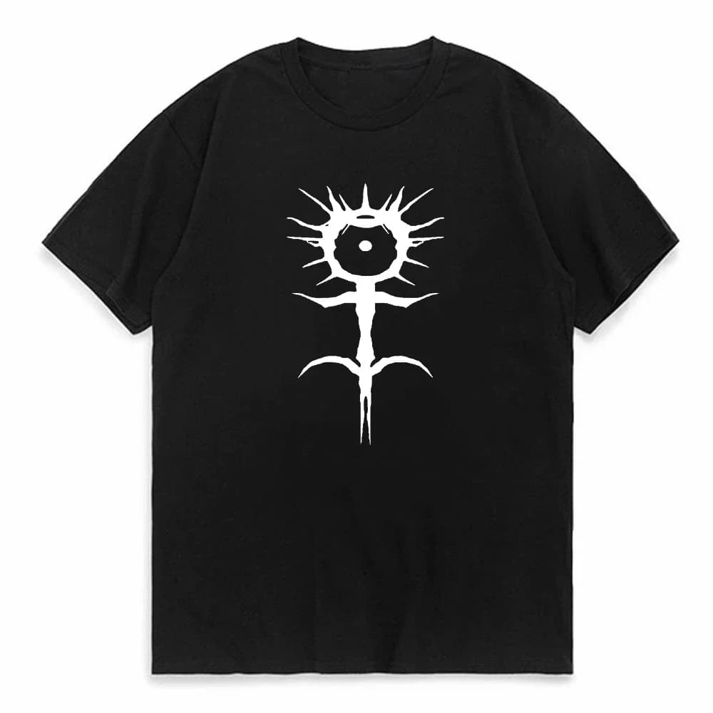 Ghostemane Print T-shirt Men Women Cotton Fashion Hip Hop Metal Rock T Shirt Gothic Oversized T-shirts Streetwear Pop Y2k Tops